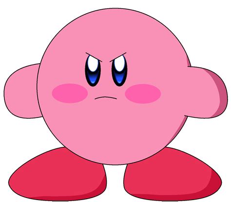 angry Kirby by redballbomb on DeviantArt