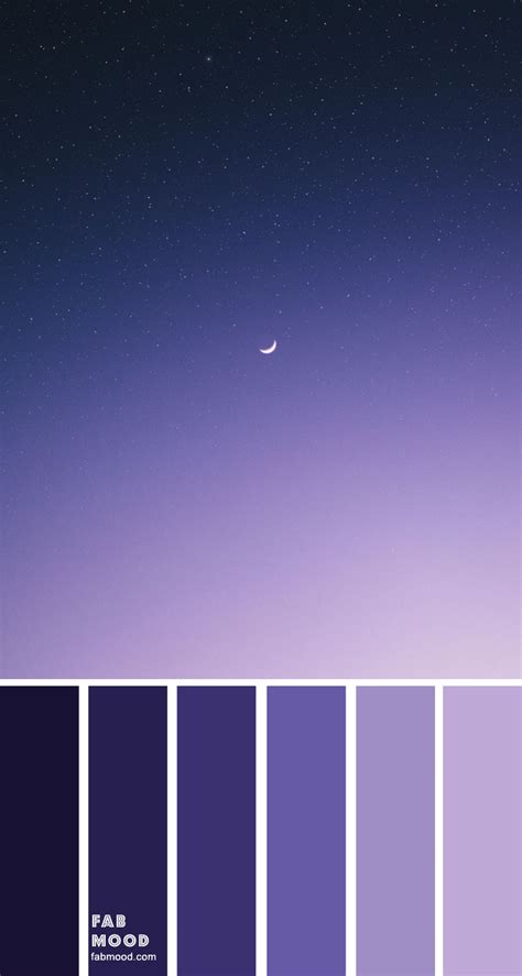 Ombre indigo color palette