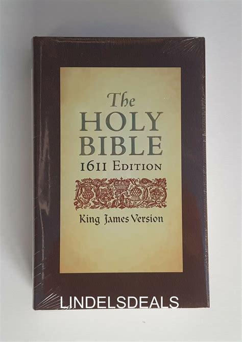 The Holy Bible King James Version KJV 1611 Edition With Apocrypha ...