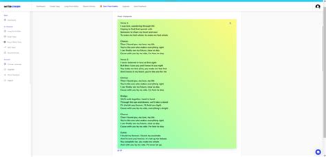 Free Lyrics Generator - Writecream