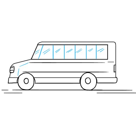 How to Draw a School Bus - Easy Step by Step Drawing Tutorial