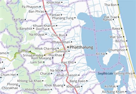 MICHELIN Phatthalung map - ViaMichelin