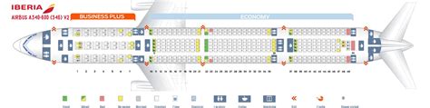 √ Airbus A340 600 Seat Map - Popular Century