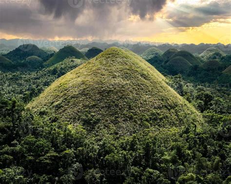 Chocolate Hills Aerial View, Bohol, Philippines 46882571 Stock Photo at ...