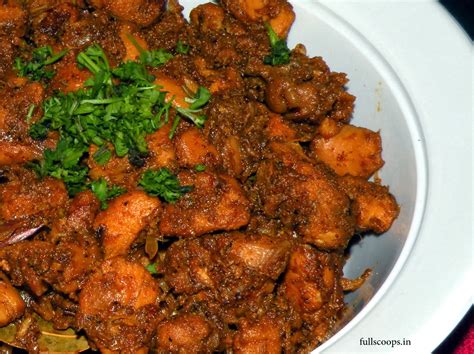 Chicken Chukka Varuval Recipe / Kozhi Varuval Recipe ~ Full Scoops - A food blog with easy ...