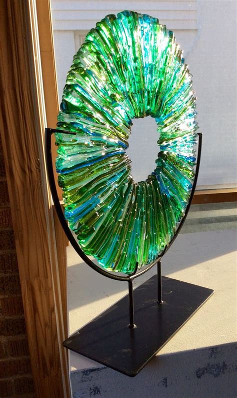 17 Best images about Fused Glass Sculptures on Pinterest | Glass art, Vase and The stand