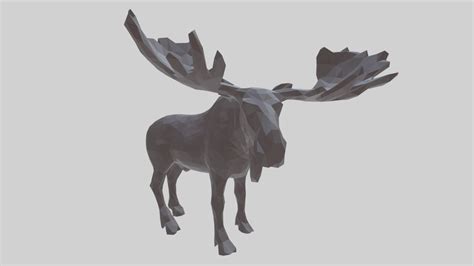 Moose - Download Free 3D model by Jérémie Louvetz (@jeremielouvetz) [349aa36] - Sketchfab