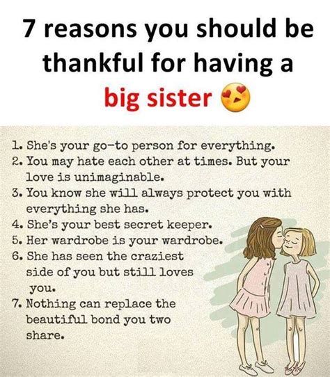 Older Sister Quotes To Younger Sister - ShortQuotes.cc