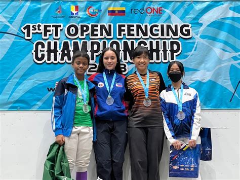 Fencer Juliana Gomez rules Malaysia tournament