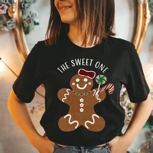 Sweet Funny Christmas Gingerbread Cookie Shirt Festive - Etsy