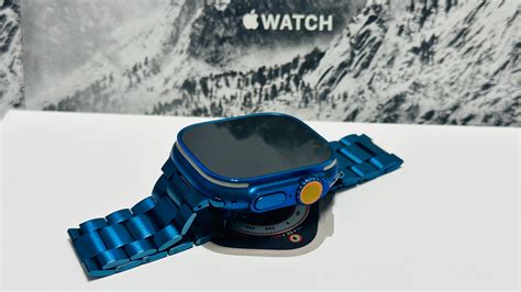 Blue Apple Watch Ultra 2 anodized