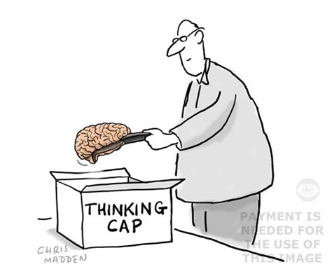 Thinking cap – a cartoon about cognition