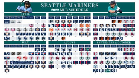 2022 Seattle Mariners Schedule Wallpaper (1366x768) : Mariners