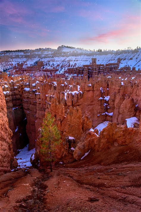 Hoodoo Twilight Bryce Canyon Bryce Desert Hoodoos Hoodoo - Etsy