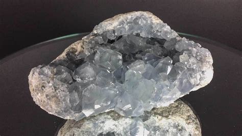 Celestite Geode Cluster, Item# CE-013 in 2021 | Celestite geode ...