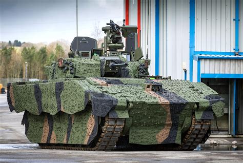 British army's new 'Ajax' armoured fighting vehicle, designed to be the eyes and ears of the ...