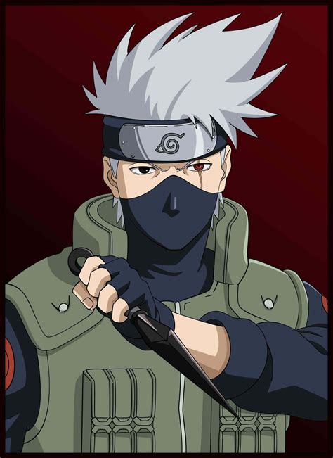 Download Kakashi Sharingan Portrait Wallpaper | Wallpapers.com