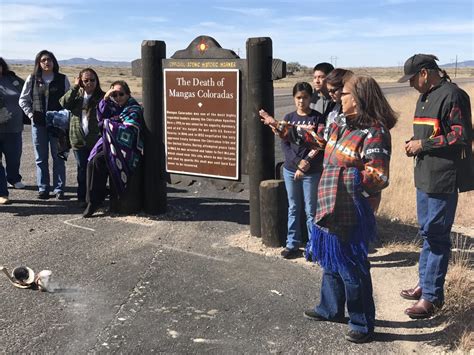 Mangas Coloradas memorialized with state Scenic Historic Marker ...