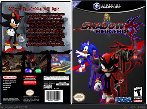 Shadow the Hedgehog GameCube Box Art Cover by Koopaboo123