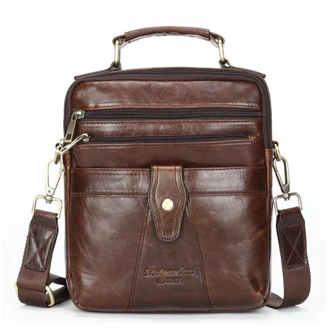 Men's Small Leather Travel Bag | IUCN Water