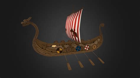 Viking Ship - 3D model by Pei Hong Tan (@peihongtan) [758fdb7] - Sketchfab