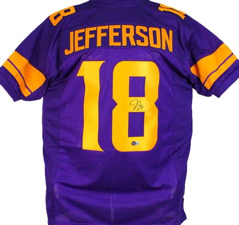 Justin Jefferson Signed Jersey (Beckett) | Pristine Auction