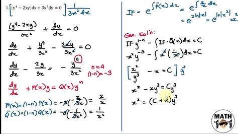 Differential Equations | Bernoulli Equations - YouTube