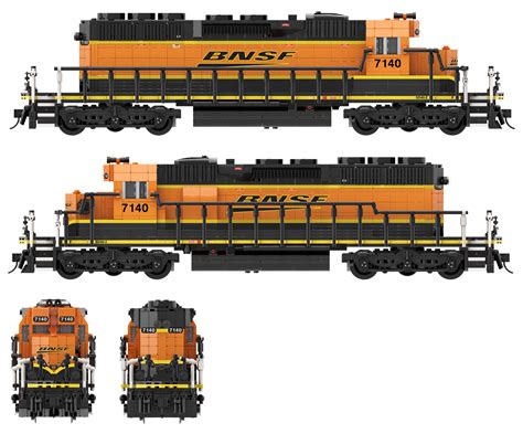 BNSF Heritage 3 Paint Scheme Decals for the SD40-2 – Brick Model Railroader