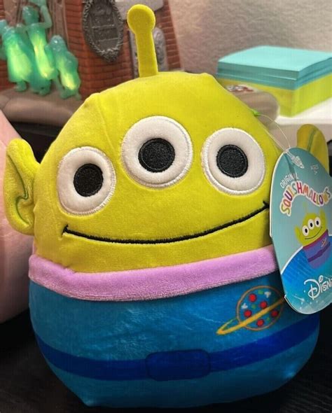 Squishmallow 6.5 - 7" Disney Pixar Alien Toy Story Soft 3 Eyed Plush BNWT | #4570841935