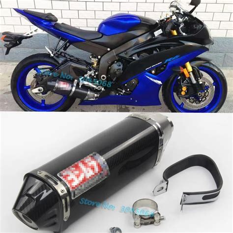 Slip On For YZF R6 Motorcycle Exhaust Pipe Escape Special Modified ...