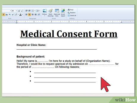 How to Write a Medical Consent Form (with Pictures) - wikiHow Health