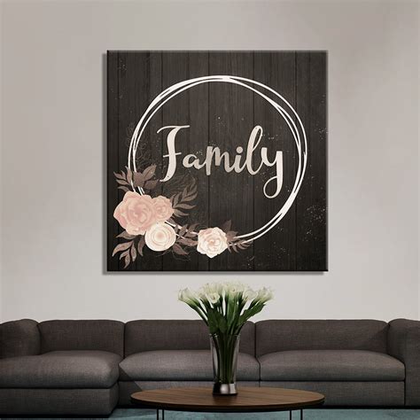 Family Christian Canvas Wall Art - canvasvilla.com