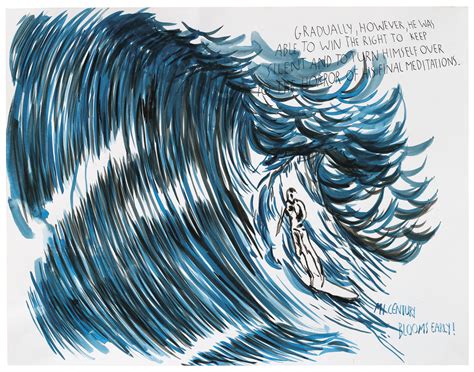 Raymond Pettibon (b. 1957) , No Title (Gradually, however, he...) | Christie's