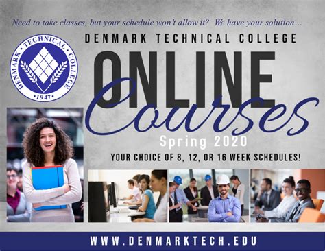 Online Courses for Spring 2020 - Denmark Technical College