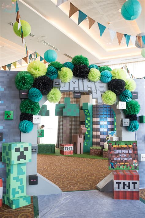 Kara's Party Ideas Jaime's Minecraft Birthday Party | Kara's Party Ideas