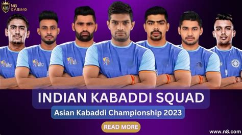 Indian Kabaddi Team Announced: Asian Kabaddi Championship 2023 | N8