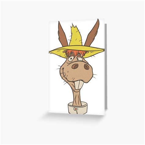 "Hee Haw T-ShirtHee Haw Donkey Vintage Screenprint Country Music Mascot" Greeting Card for Sale ...