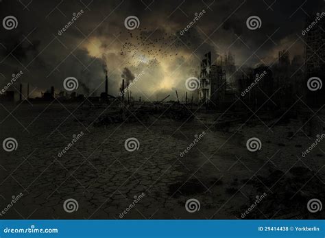 Background - Apocalyptic Scenario Stock Photo - Image of fiction, gloomy: 29414438