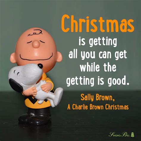 Best 15 Quotes from A Charlie Brown Christmas : Singing Bell