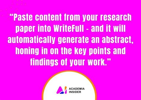 Best Abstract Generator: Generate Abstracts For Research Papers - Academia Insider