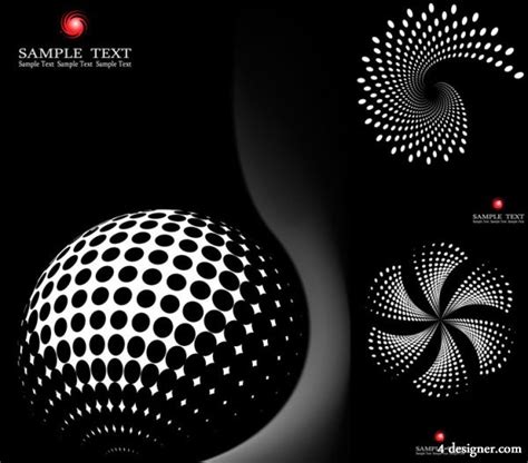 12 Dot Graphics Vector Designs Images - Free Vector Halftone Dot Pattern, Free Vector Dot ...