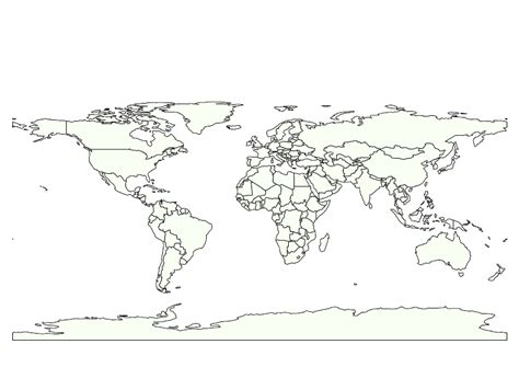 Download #FF0000 One-Color Simple World Map SVG | FreePNGImg