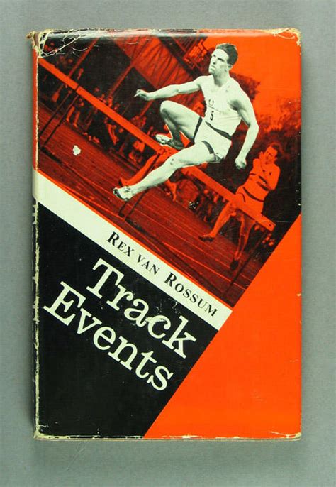 Book, "Track Events" by Rex van Rossum - Australian Sports Museum