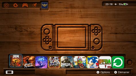 Atmosphere Nintendo Switch Wood theme | Packs | Themezer