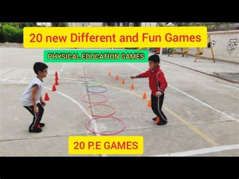 20 new different and Fun games | 20 Pe games | physical education games | 20 educaçãofisica ...