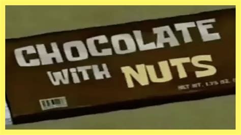 Spongebob Chocolate With Nuts