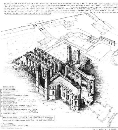 Medieval Gloucester Cathedral - Plans and Drawings