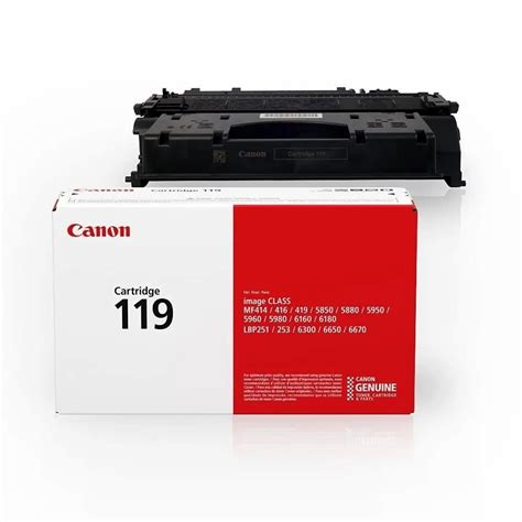 imageClass Black Canon 119 Toner Cartridge, For Printer at Rs 9000 in Surat