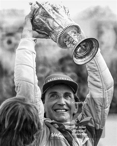 John Watson lifts the trophy - The Mike Hayward Collection