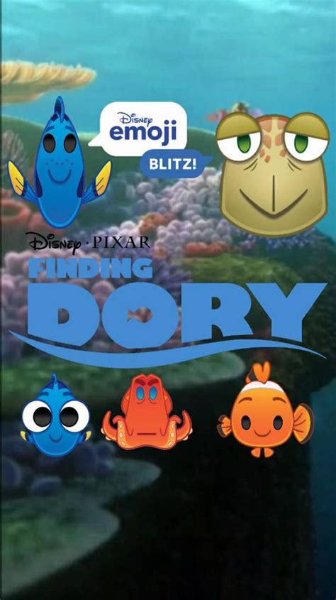 Finding Dory Emoji Wallpaper by Edgestudent21 on DeviantArt